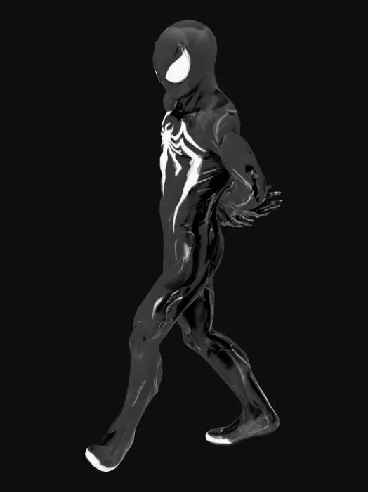 3D model for Spider-Man with Simbiot (Venom)