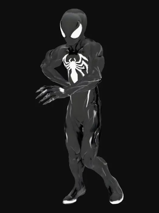 3D model for Spider-Man with Simbiot (Venom)