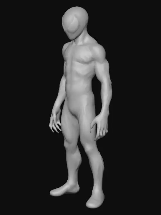 3D model for Spider-Man with Simbiot (Venom)