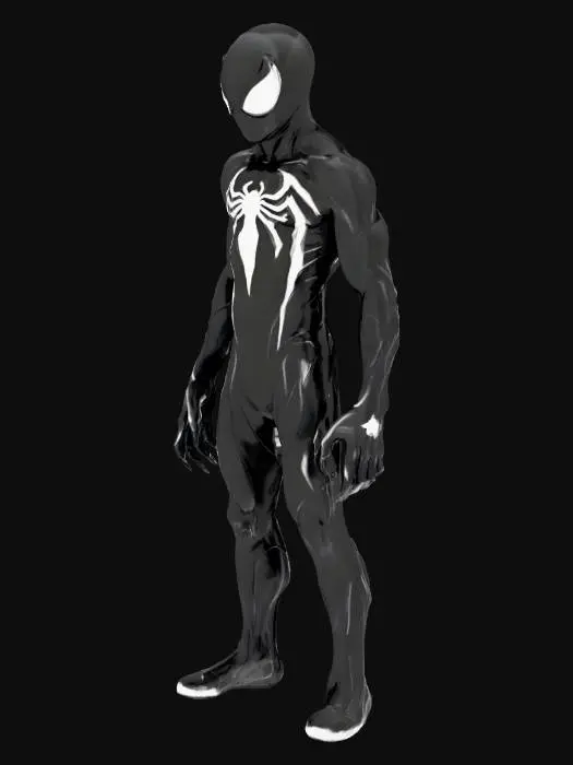 3D model for Spider-Man with Simbiot (Venom)