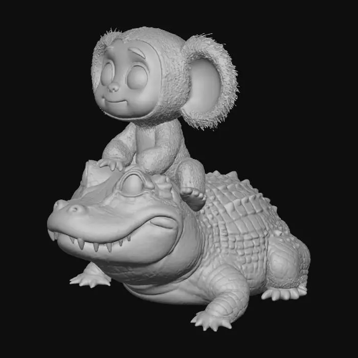 3D model for Cheburashka and Gena