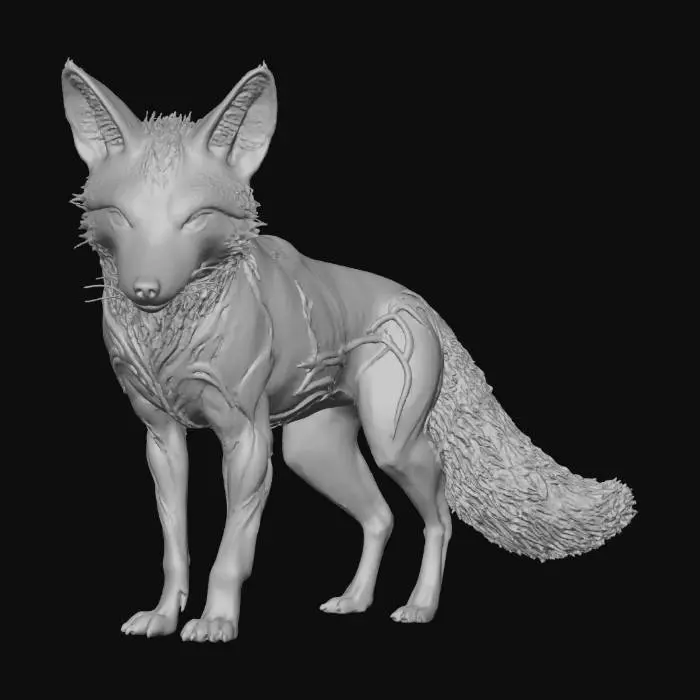 3D model for Cyber Fox Twilight