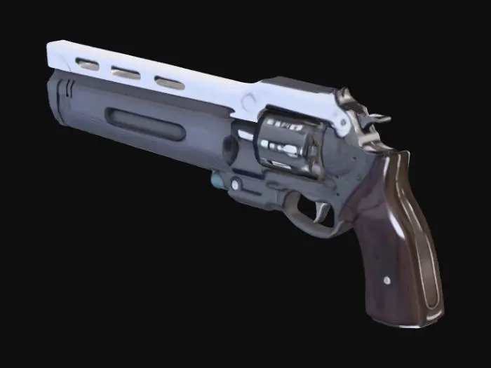 3D model for Futuristic Revolver