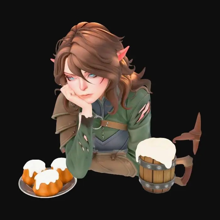 3D model for Melancholy at the Mead Hall