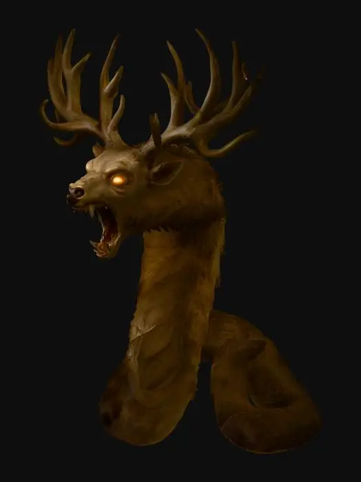 3D model for Serpent of the Woodland Realm