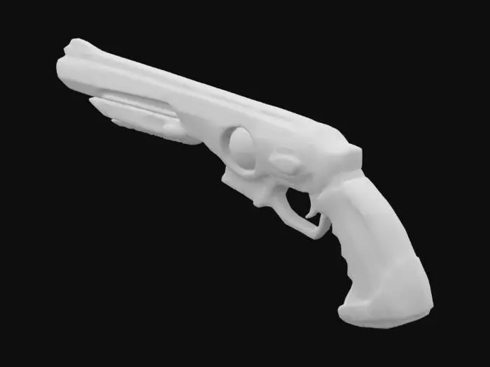 3D model for A weapon use to manipulate gravity fields. Lets call it a zero point manipulator. It can pick up heavy objects by creating a tiny black hole just in front of it 