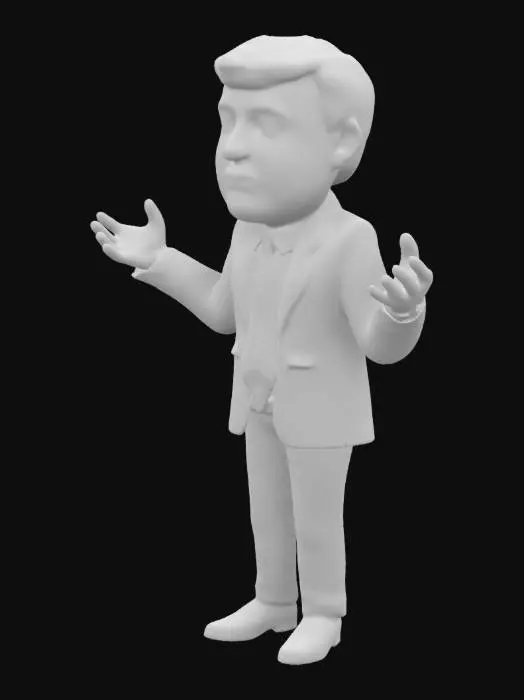 3D model for Donald trump