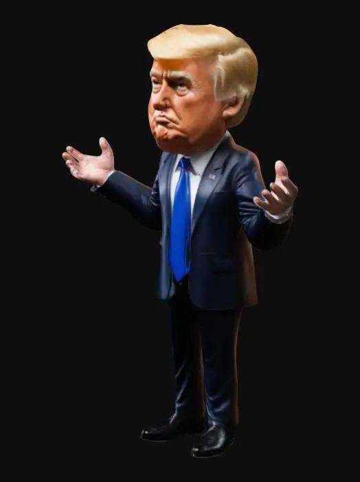 3D model for Donald trump