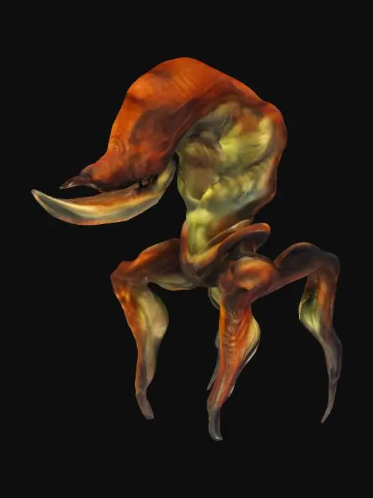 3D model for Alien Creature 4 legs