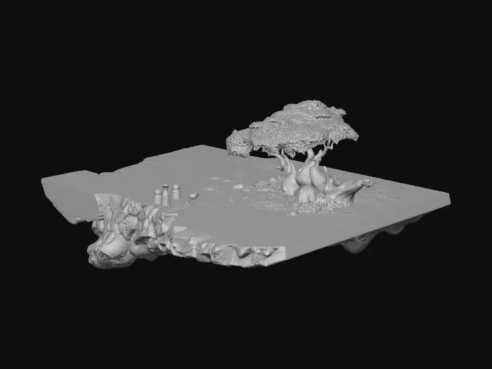 3D model for Floating Bonsai Sanctuary