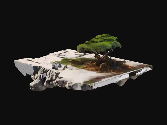 3D model for Floating Bonsai Sanctuary