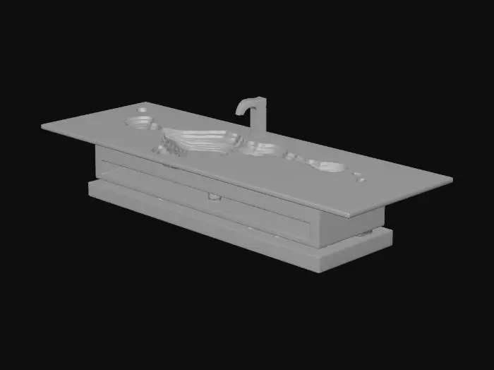 3D model for Flowing Elegance