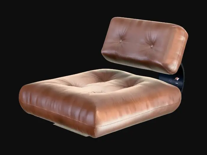 3D model for Leather Lounge Chair