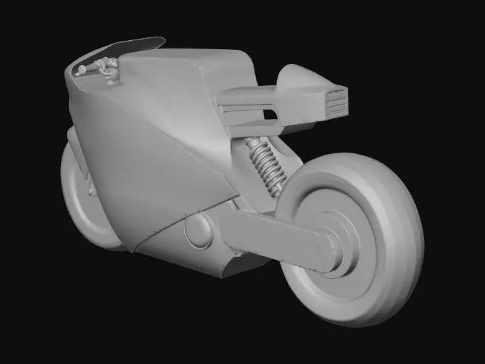 3D model for EV Motorcycle