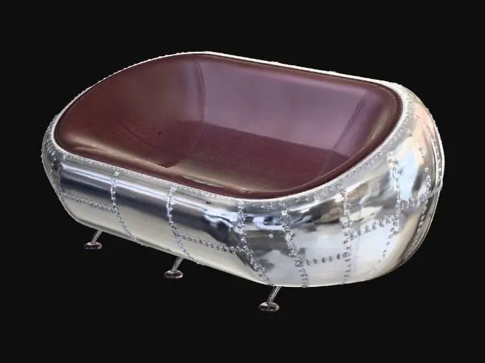 3D model for Metal Lounge Chair