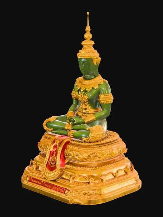 3D model for Emerald Deity Statue