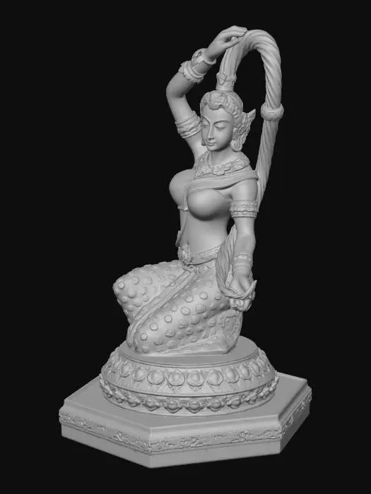 3D model for Dancing Goddess Statue