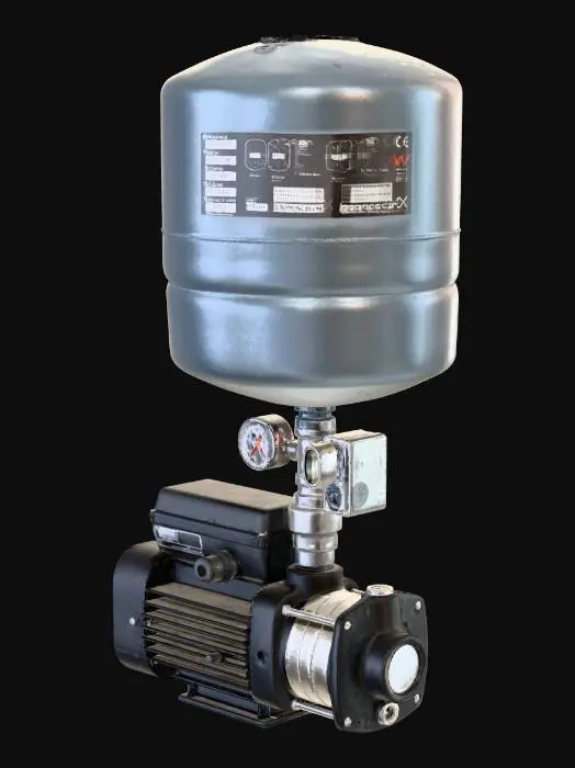 3D model for Water Pressure Booster Pump System Grundfos