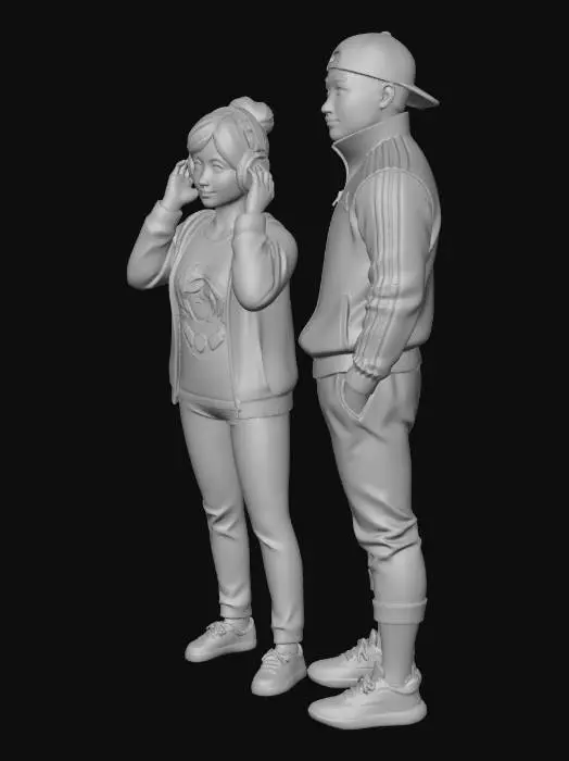 3D model for T Double E Team