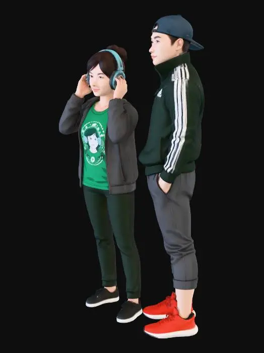 3D model for T Double E Team