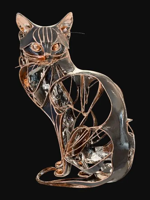 3D model for Ribbon Cat