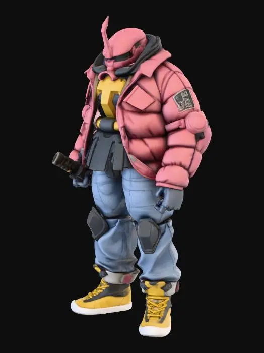 3D model for Gundam Samurai