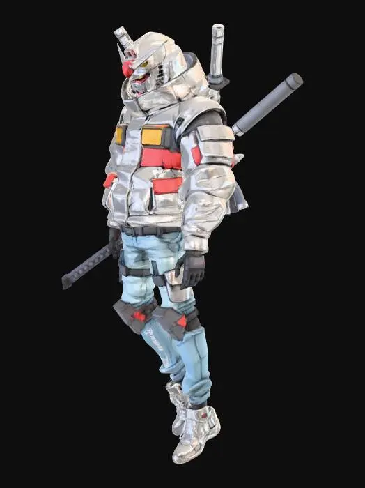 3D model for Hailstorm Vanguard-GUNDAM