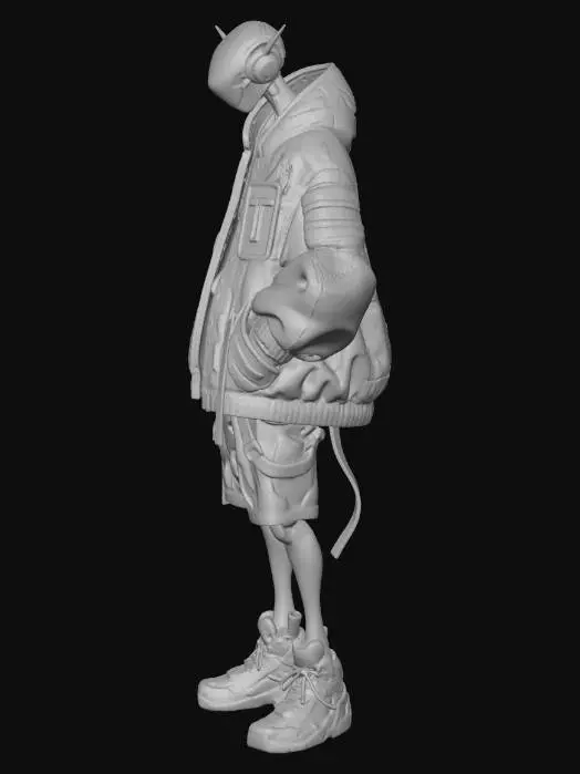 3D model for Neon Alley Runner