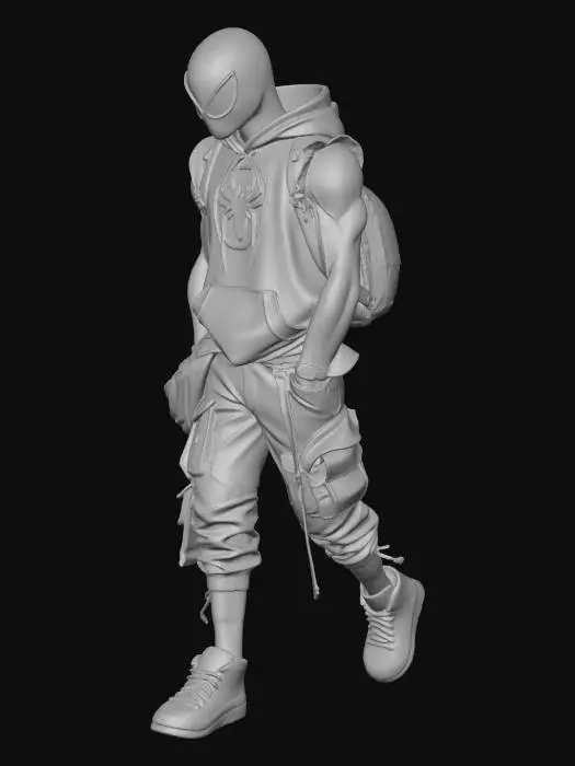 3D model for Hooded Spider-Man