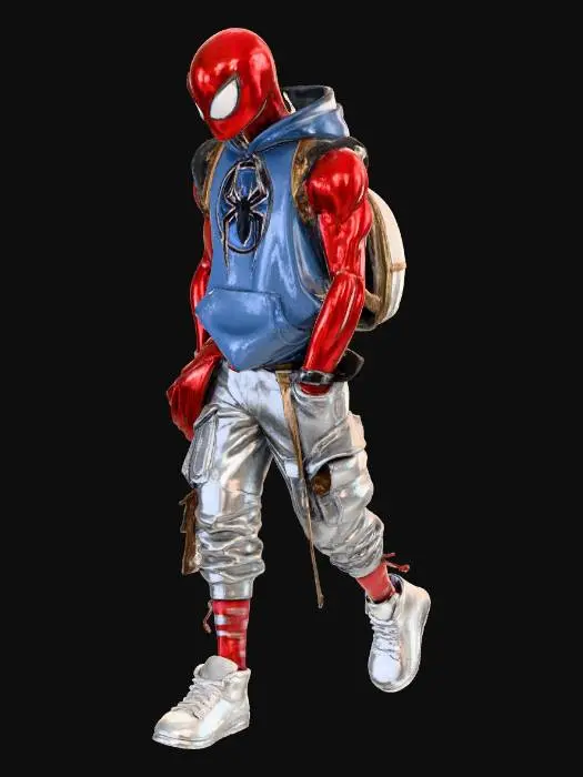 3D model for Hooded Spider-Man