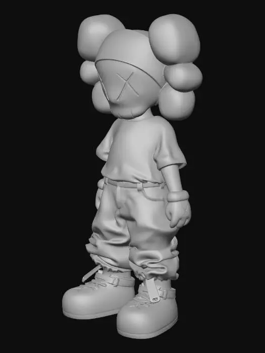 3D model for Golden KAWS Companion