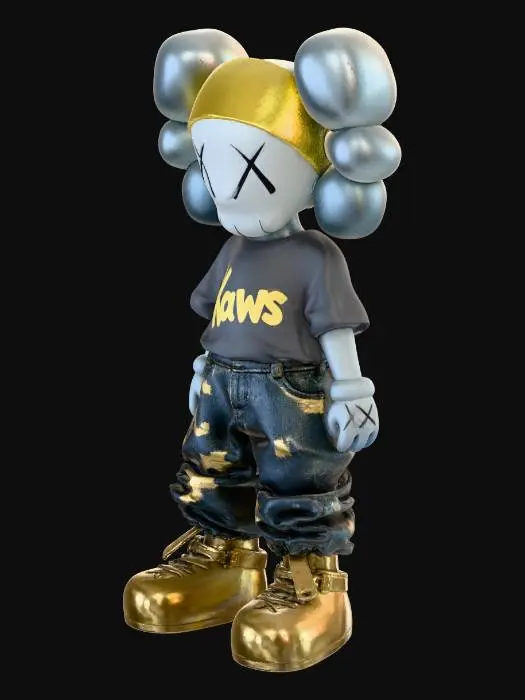 3D model for Golden KAWS Companion