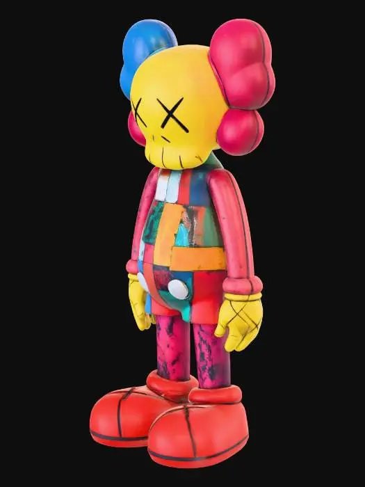 3D model for KAWS-COLORMIX