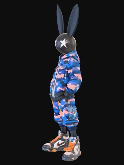 3D model for Starry Bunny