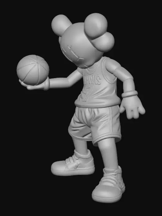 3D model for KAWS-Midnight Dunk