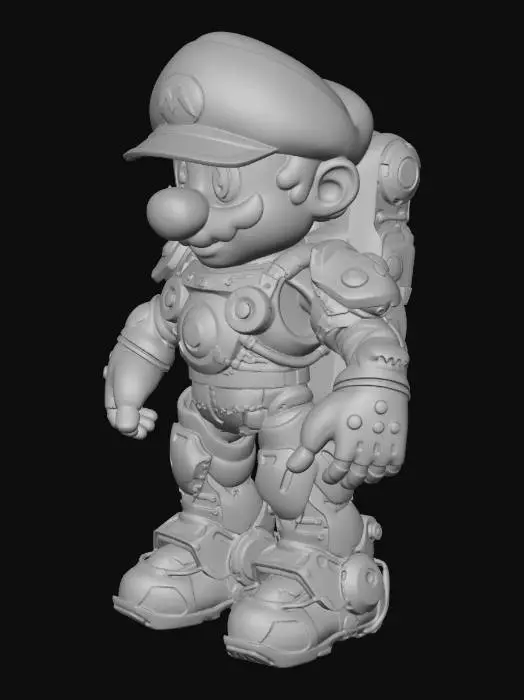3D model for Super Mario Mech Suit