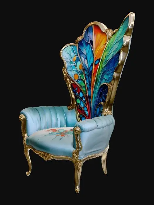 3D model for Rainbow Butterfly Wing Chair