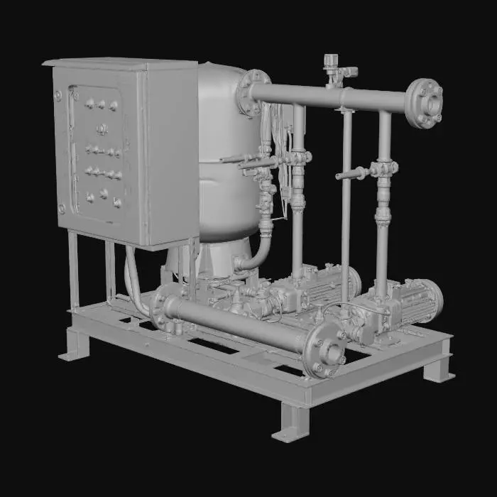 3D model for Water Pressure System Components