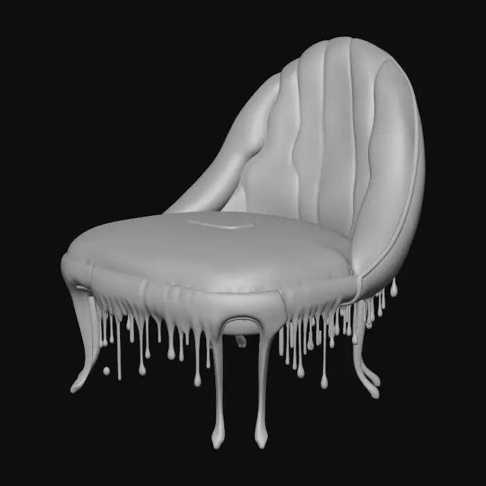 3D model for Rainbow Drip Chair