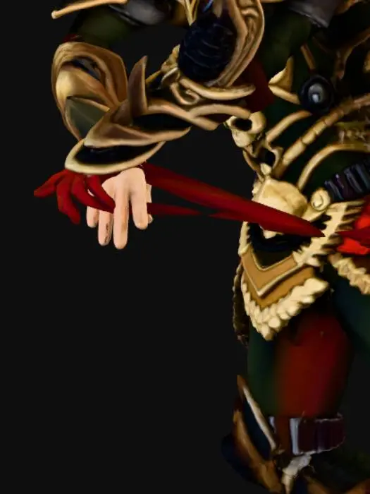 3D model for Golden Warrior