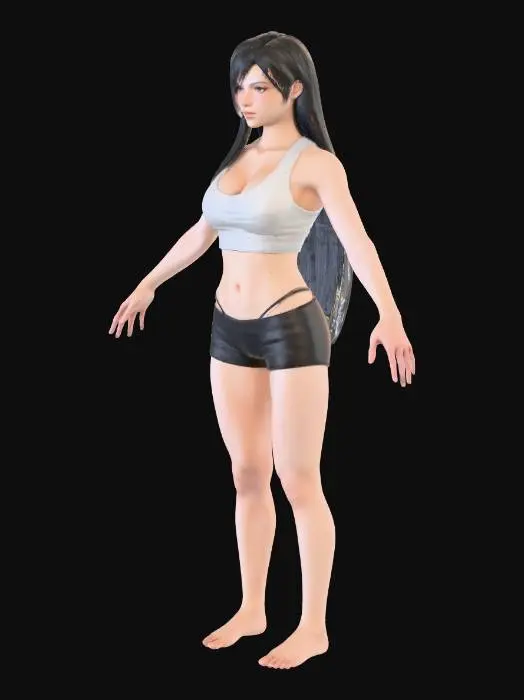 3D model for Character Render