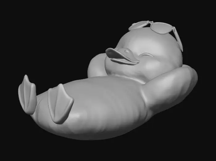 3D model for Relaxed Floating Duck