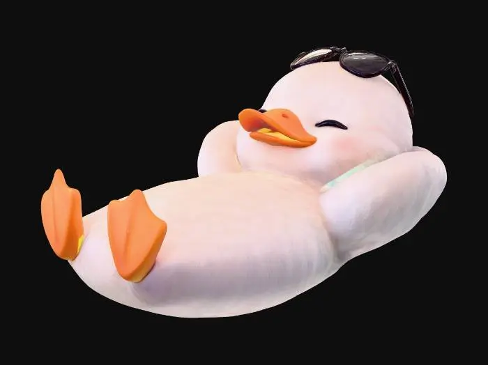 3D model for Relaxed Floating Duck