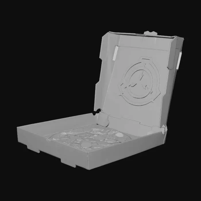 3D model for SCP-458 Infinite Pizza Box