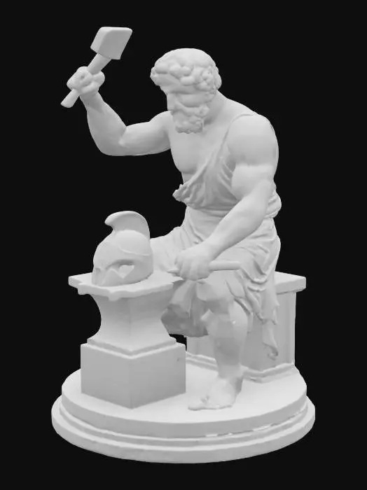 3D model for Hephaestus Statue