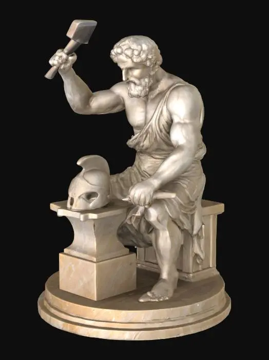 3D model for Hephaestus Statue