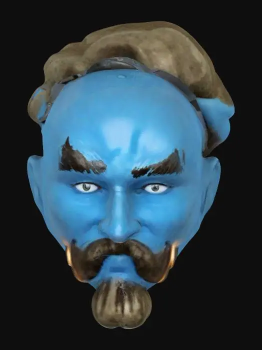 3D model for Blue Genie Head