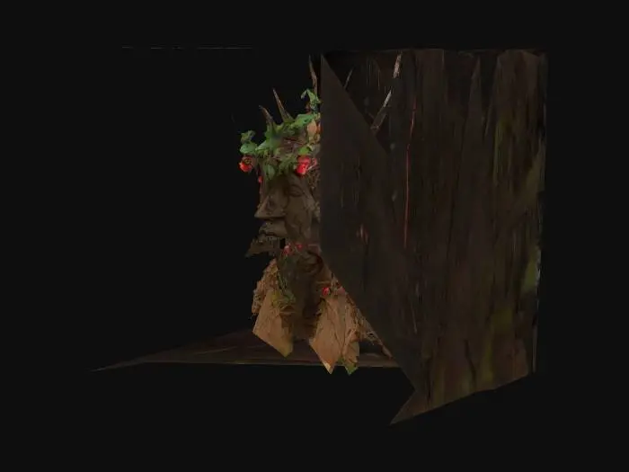 3D model for Verdant Visage, Giuseppe Arcimboldo, 
4 seasons