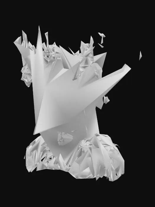 3D model for Verdant Visage, Giuseppe Arcimboldo, 
4 seasons