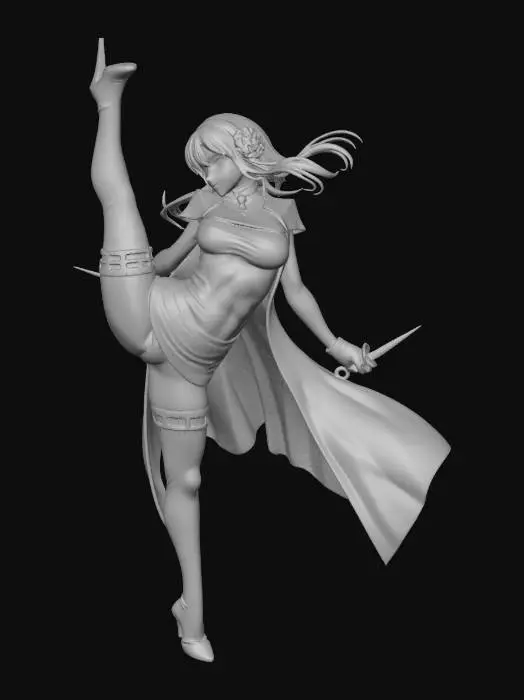 3D model for Butterfly Assassin